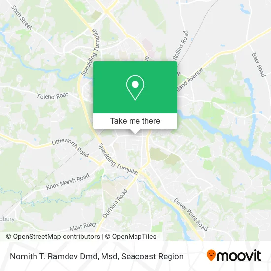 Nomith T. Ramdev Dmd, Msd map