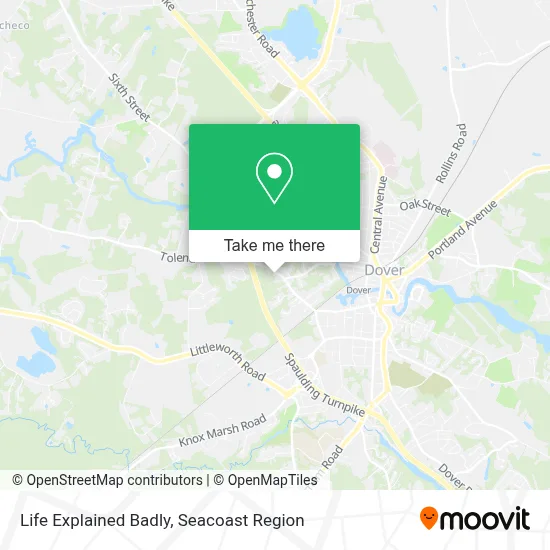 Life Explained Badly map