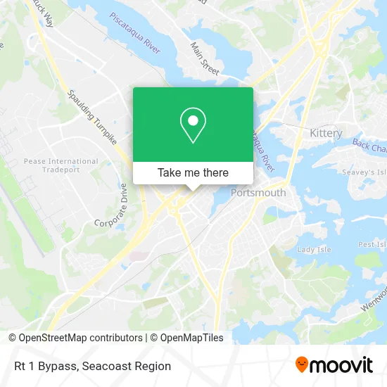 Rt 1 Bypass map