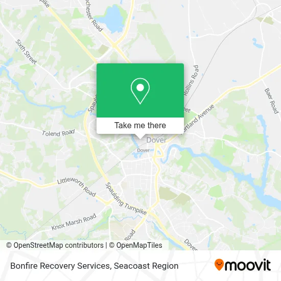 Bonfire Recovery Services map