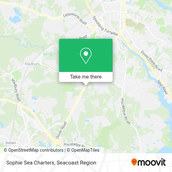 Sophie Sea Charters map