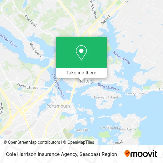 Cole Harrison Insurance Agency map