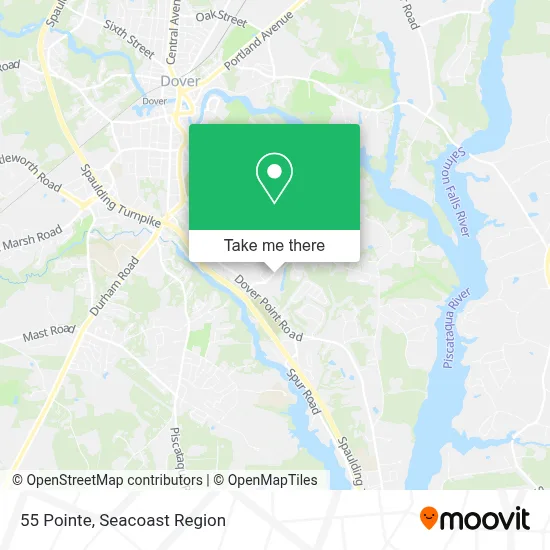 55 Pointe map