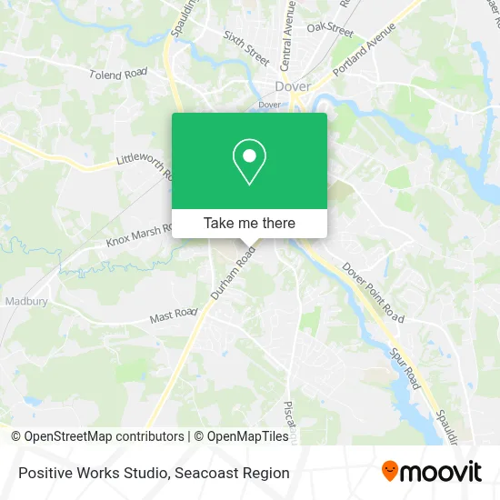 Positive Works Studio map