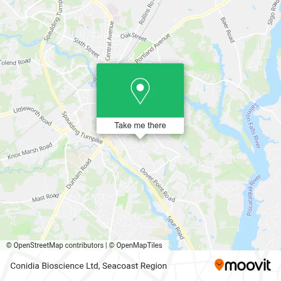 Conidia Bioscience Ltd map