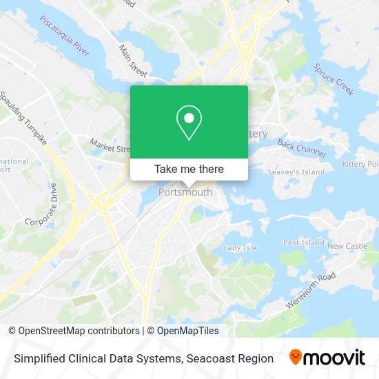 Simplified Clinical Data Systems map