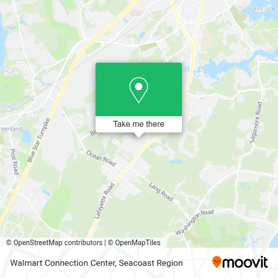 Walmart Connection Center map