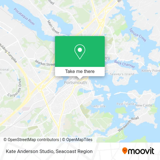 Kate Anderson Studio map
