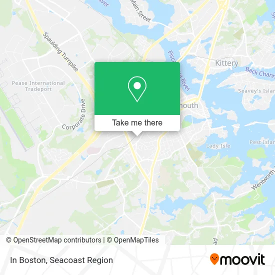 In Boston map