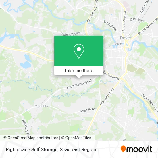 Rightspace Self Storage map