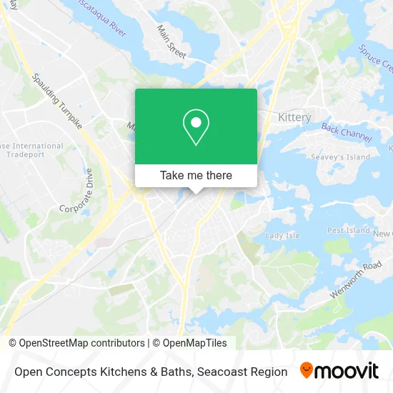 Open Concepts Kitchens & Baths map