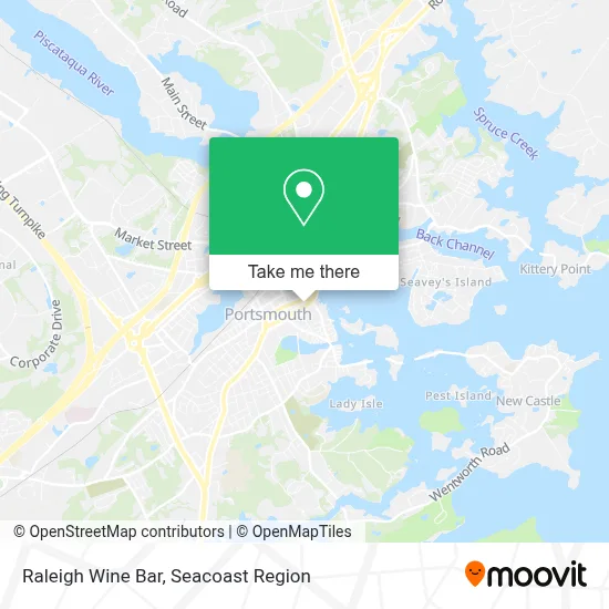 Raleigh Wine Bar map