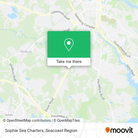 Sophie Sea Charters map