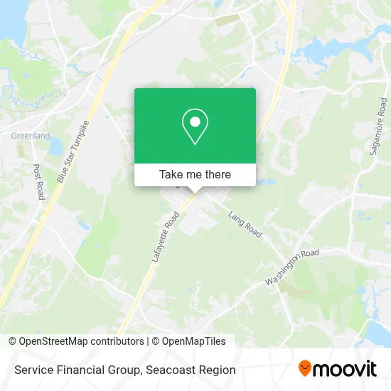 Service Financial Group map