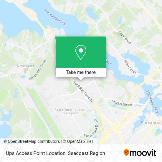 Ups Access Point Location map