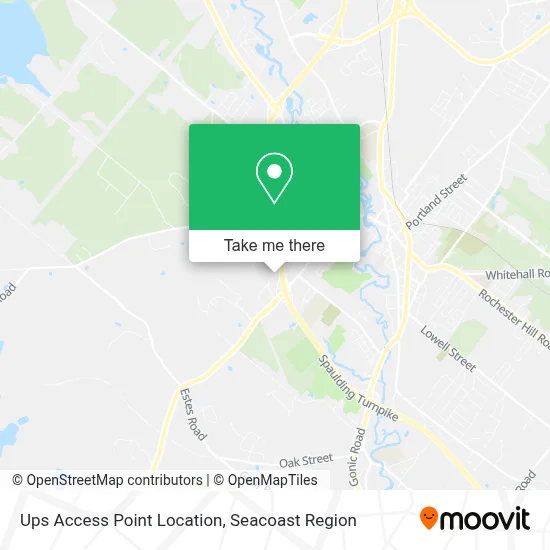 Ups Access Point Location map