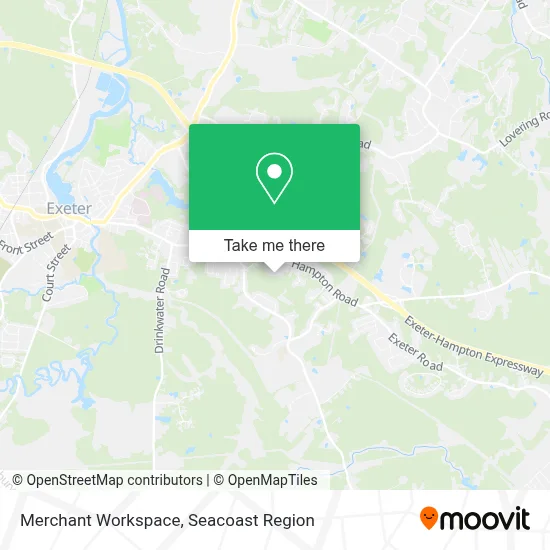 Merchant Workspace map