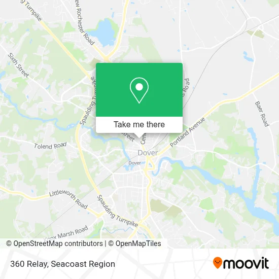 360 Relay map