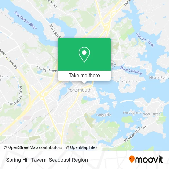 Spring Hill Tavern map