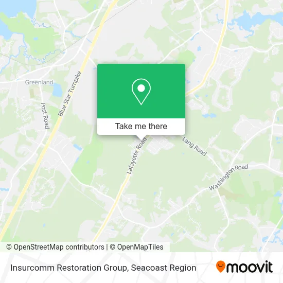 Insurcomm Restoration Group map