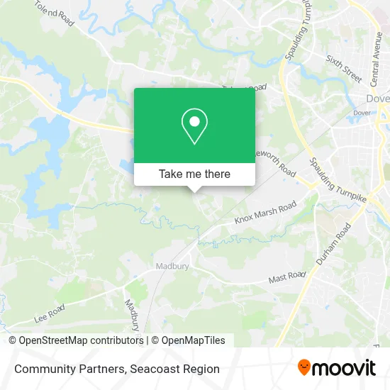 Community Partners map