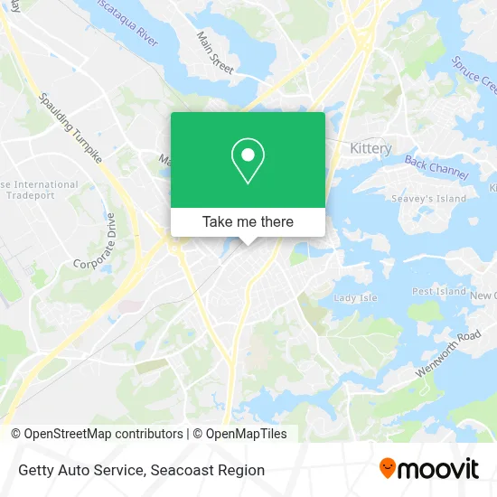 Getty Auto Service map