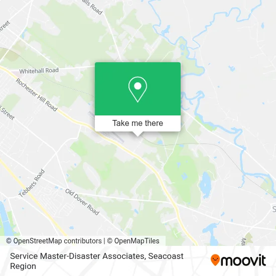 Service Master-Disaster Associates map