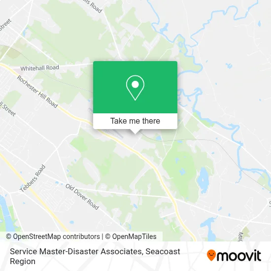 Service Master-Disaster Associates map