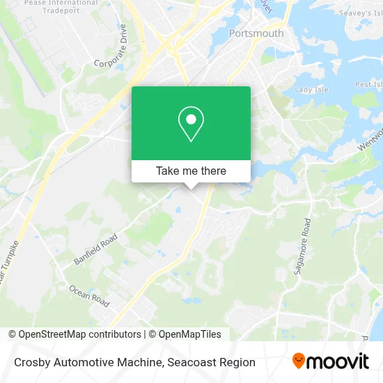 Crosby Automotive Machine map