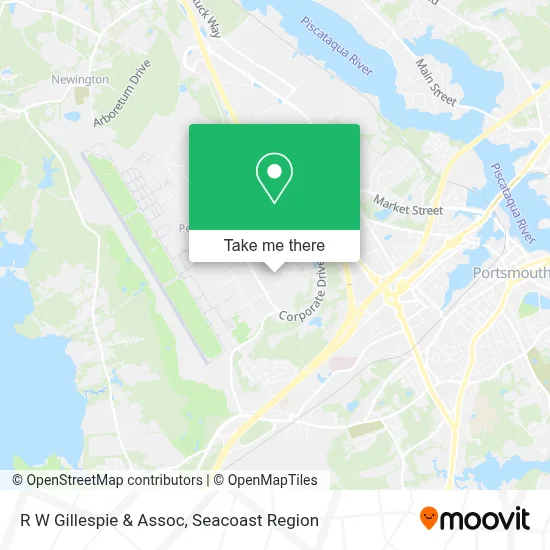 R W Gillespie & Assoc map