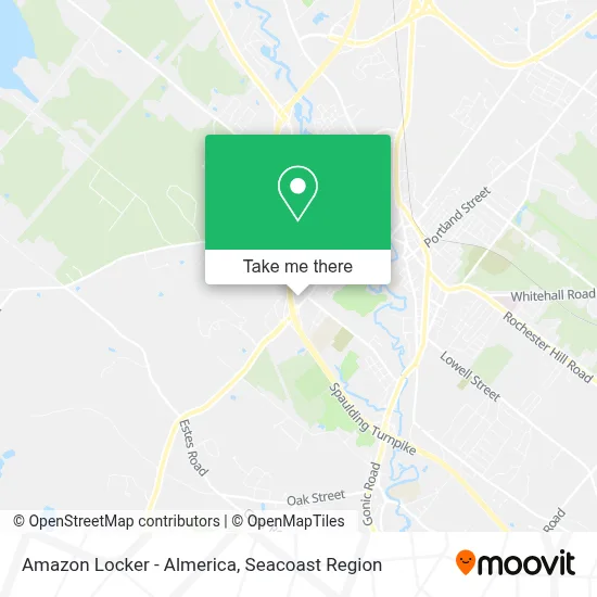 Amazon Locker - Almerica map
