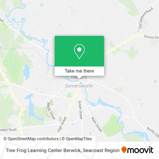 Tree Frog Learning Center Berwick map
