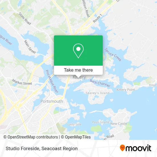 Studio Foreside map