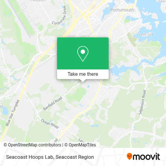 Seacoast Hoops Lab map