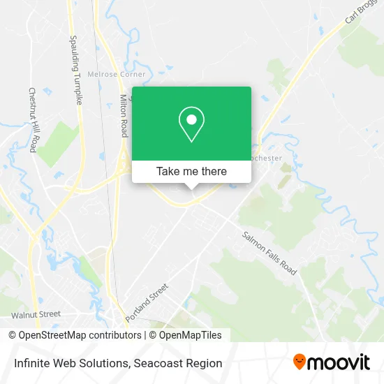 Infinite Web Solutions map