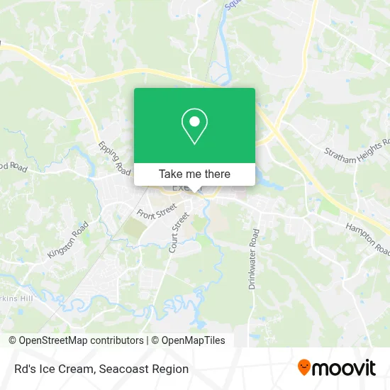 Rd's Ice Cream map