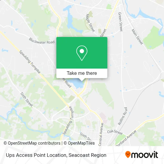 Ups Access Point Location map