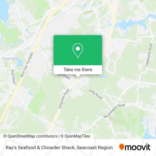 Ray's Seafood & Chowder Shack map