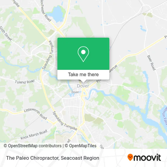 The Paleo Chiropractor map