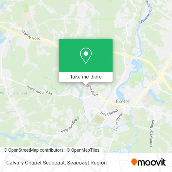 Calvary Chapel Seacoast map