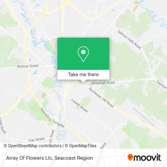 Array Of Flowers Llc map
