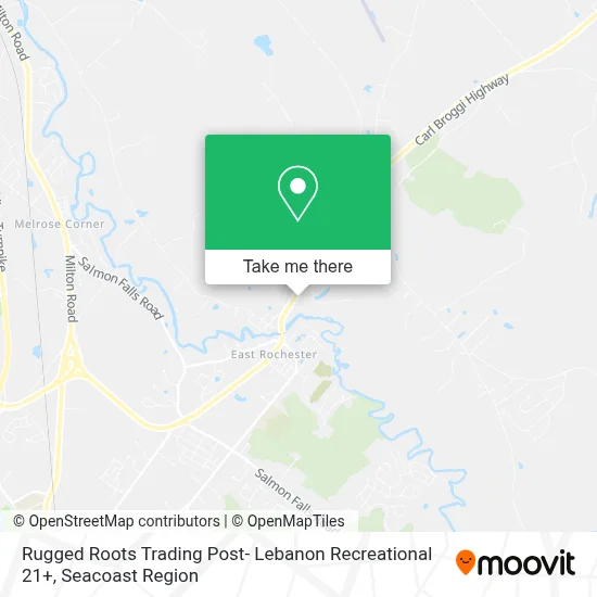 Rugged Roots Trading Post- Lebanon Recreational 21+ map