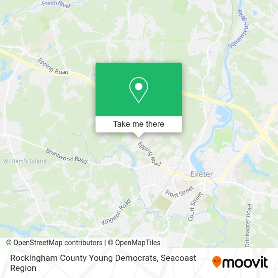 Rockingham County Young Democrats map