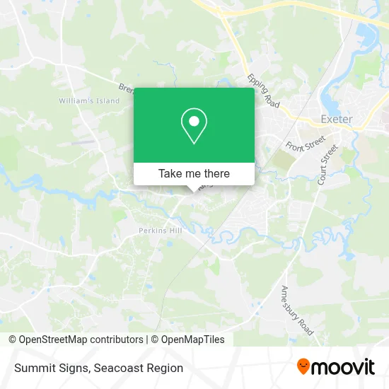 Summit Signs map