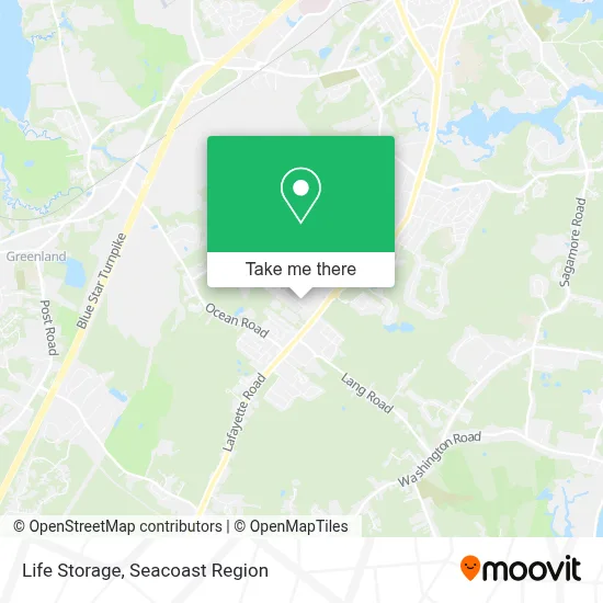 Life Storage map