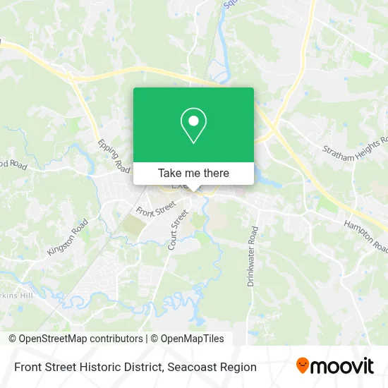 Front Street Historic District map