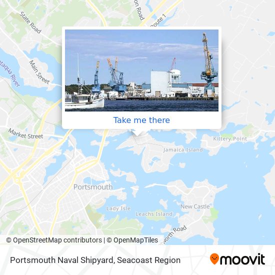 Portsmouth Naval Shipyard map