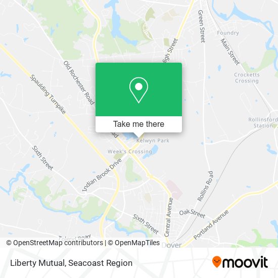 Liberty Mutual map