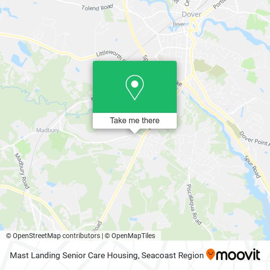 Mast Landing Senior Care Housing map