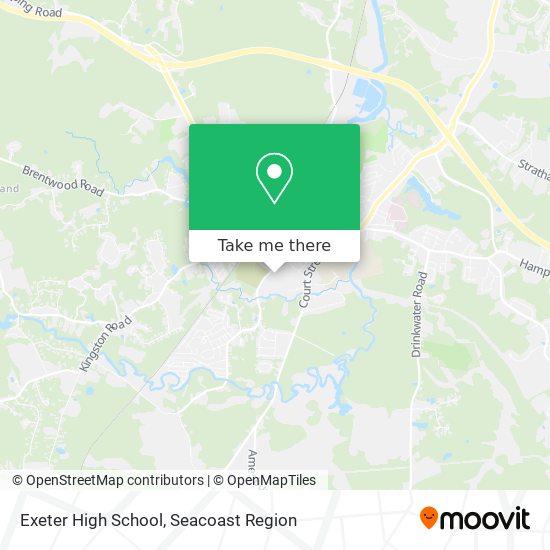 Exeter High School map